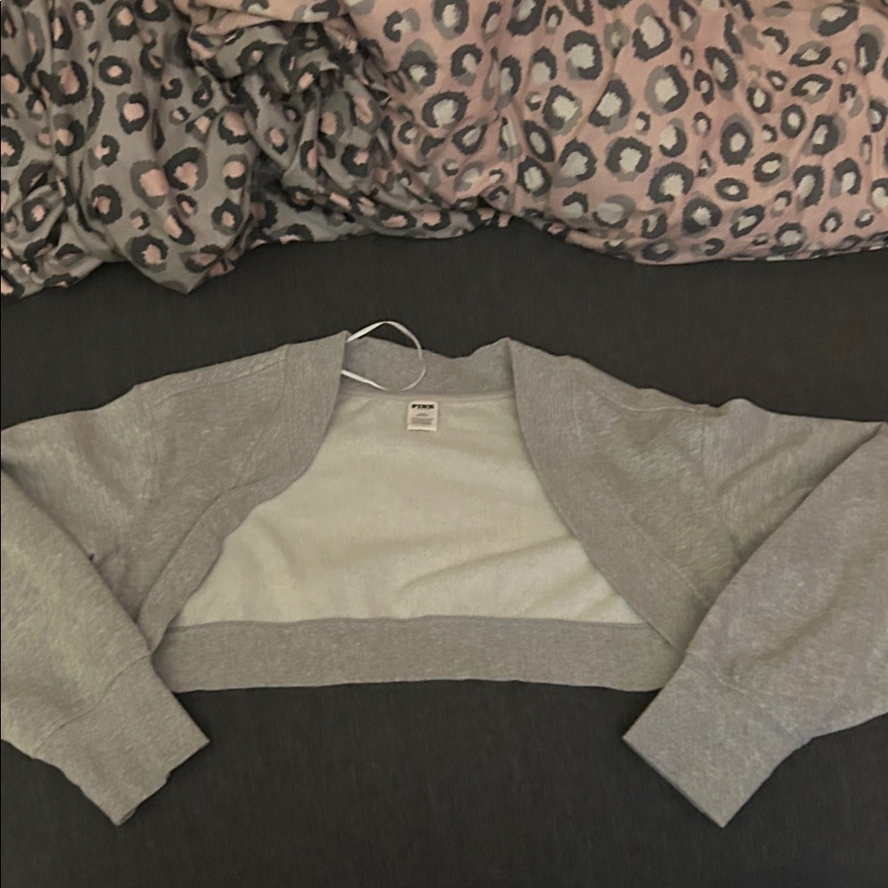 PINK Victoria's Secret Light Gray Bolero